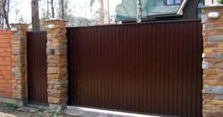 Купить откатные ворота консольные Фрязино, цена от 2743 руб.