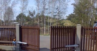 Купить распашные ворота из штакетника Фрязино, цена от 2692 руб.